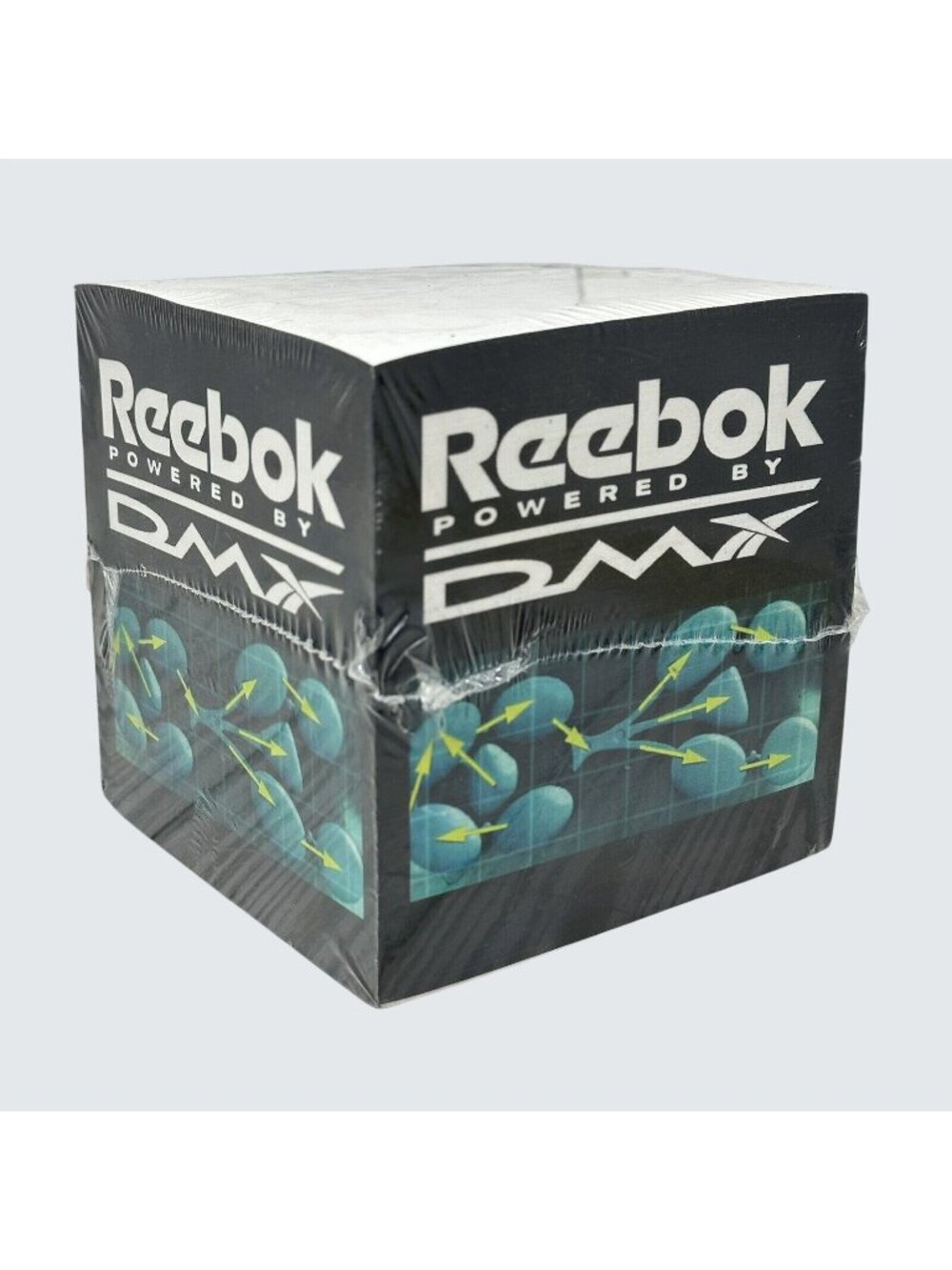 Sealed Reebok DMX 4 in Cube Paper Note Pad Tear Off Block Notepad Promo